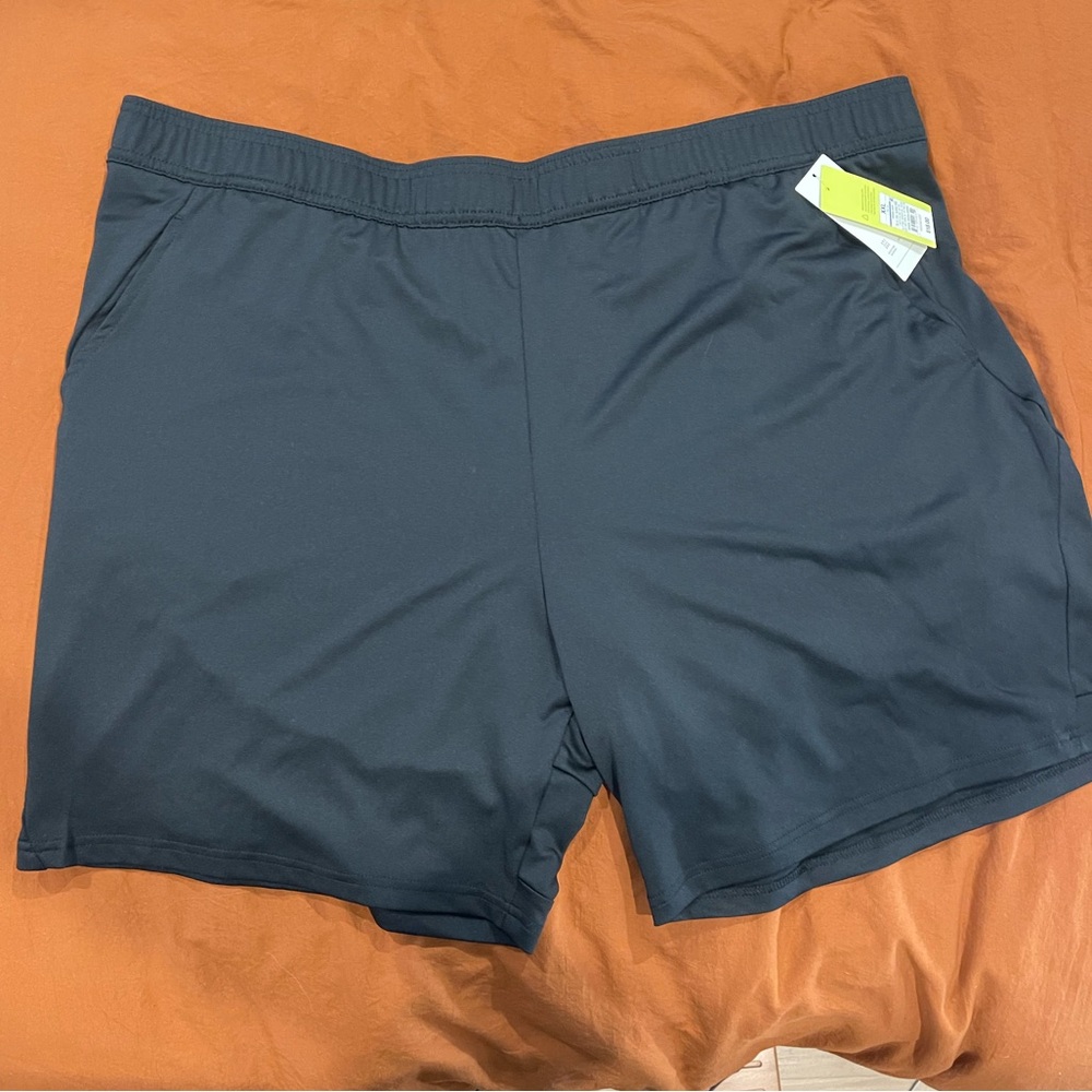 Black athletic shorts